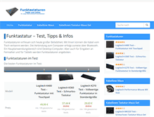 Tablet Screenshot of funktastatur.net